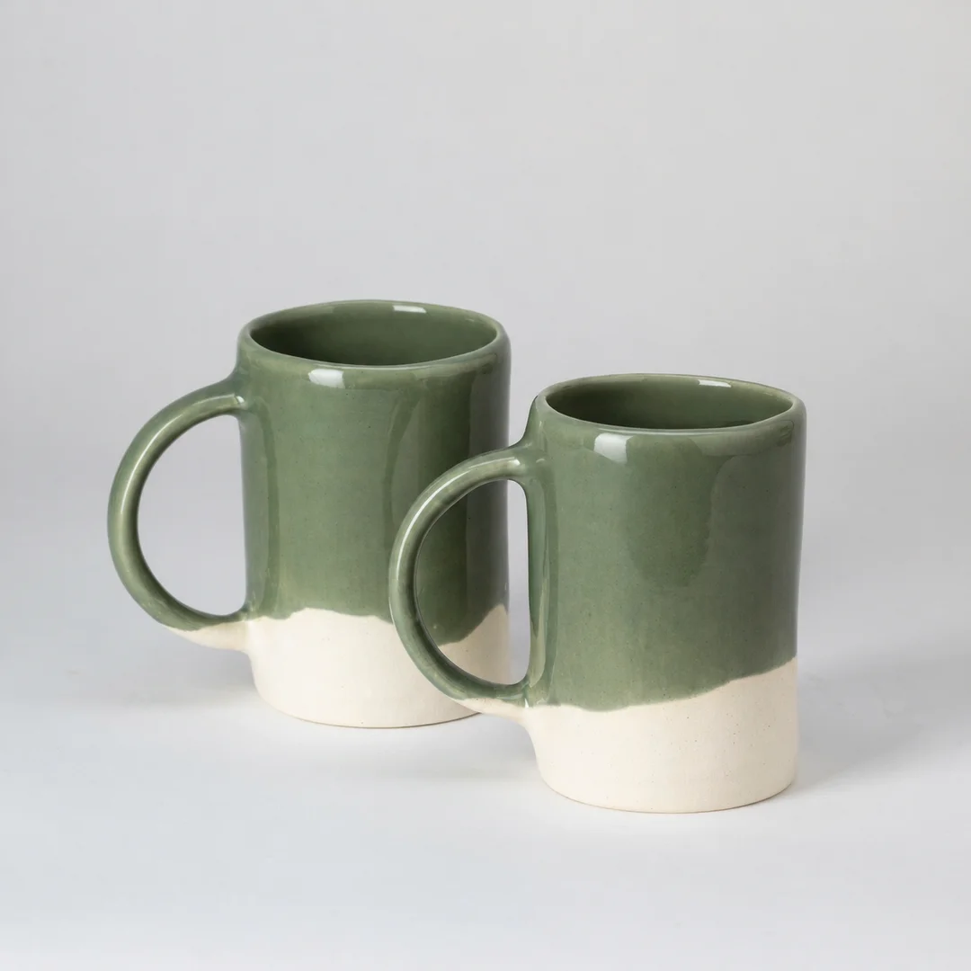 Bear mug in Burnt Sage Dip
