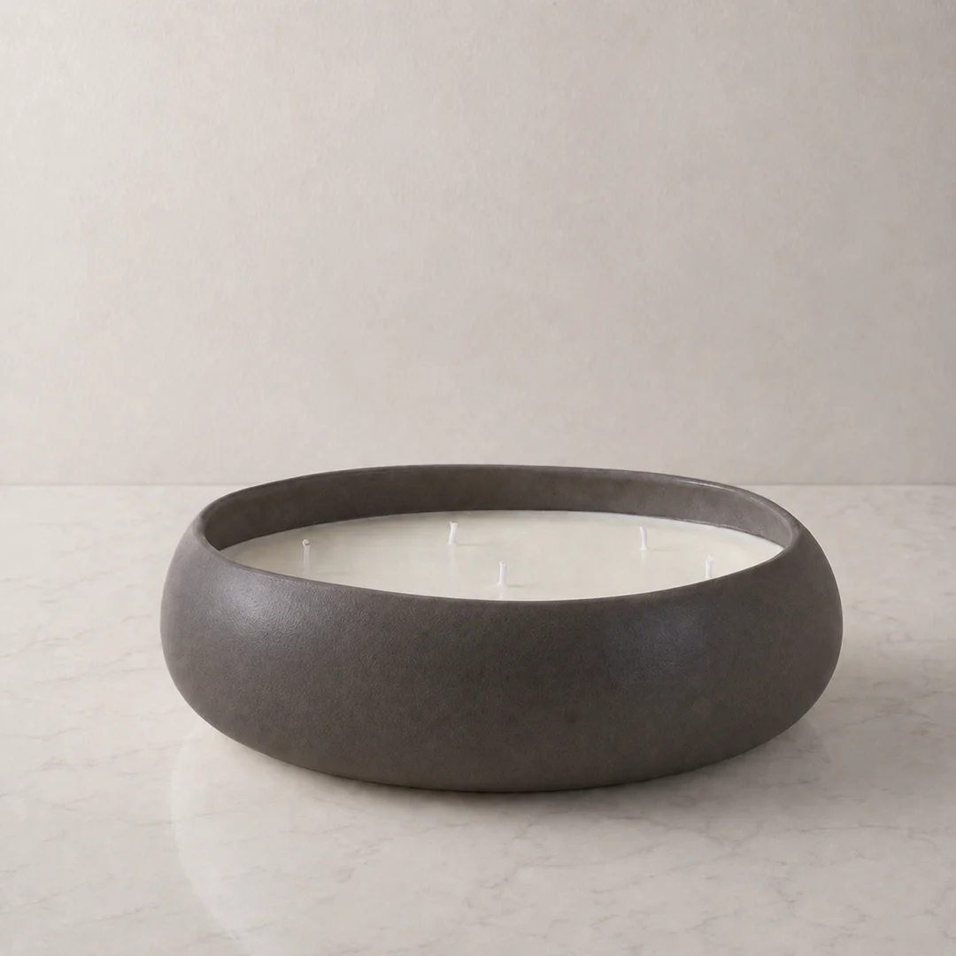 Wonky candle – Umber