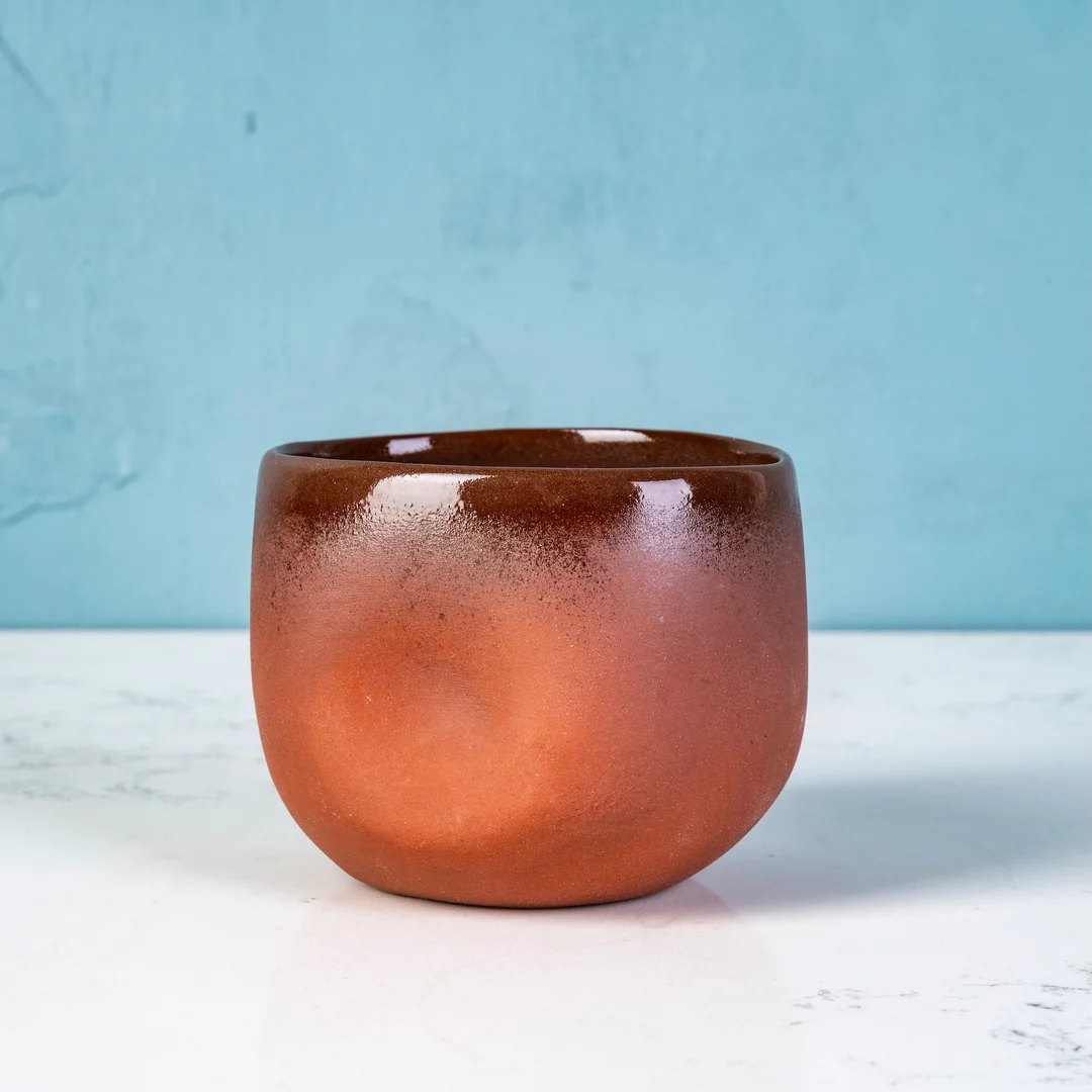 Edith mug small – Dark terracotta