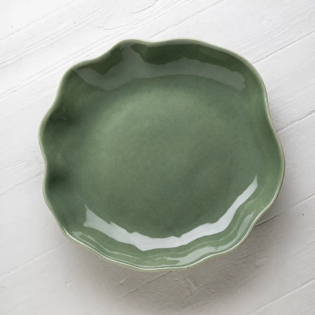 Flutter salad bowl sml forest - Flutter Plain Salad Bowl Burnt Sage.