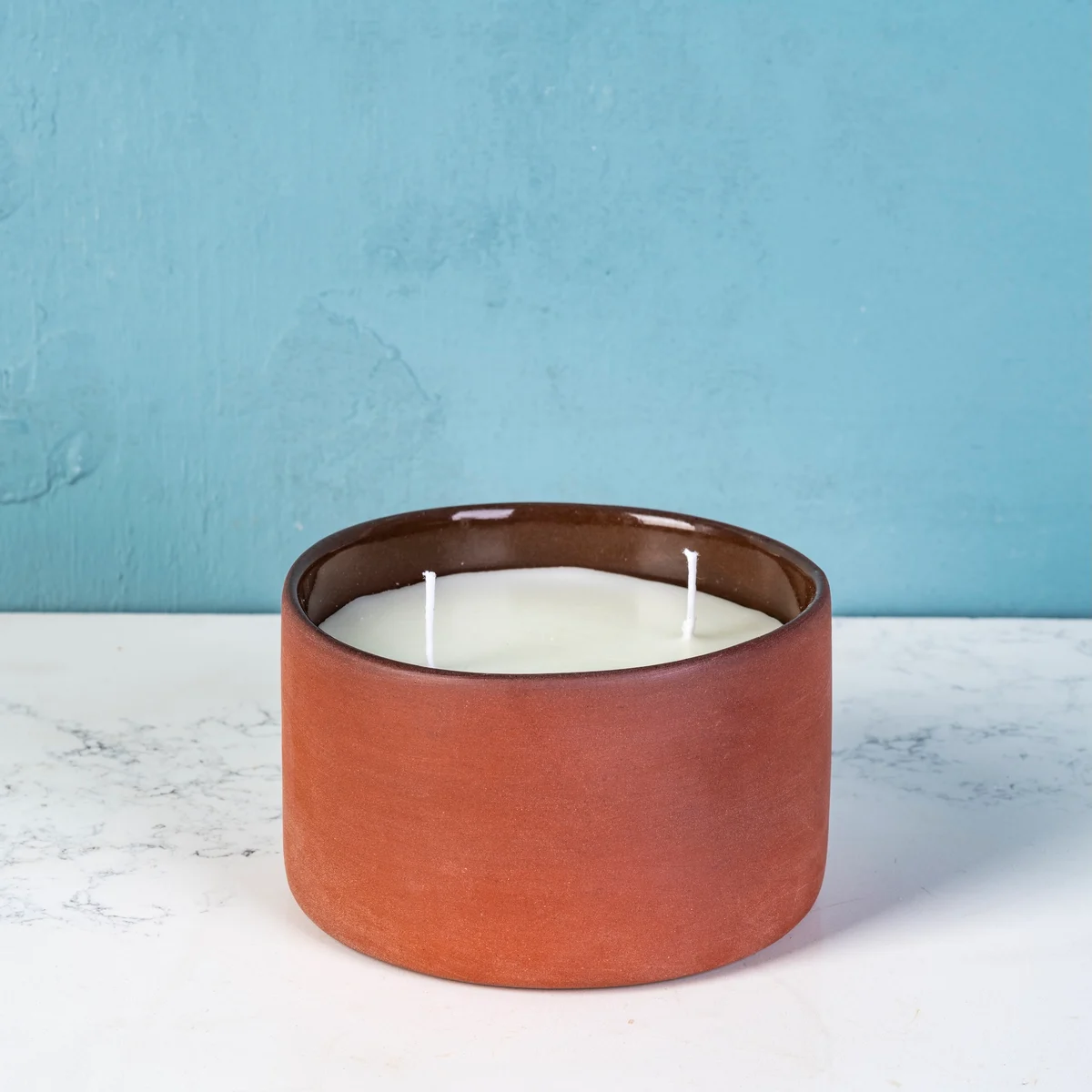Samson candle – Dark terracotta