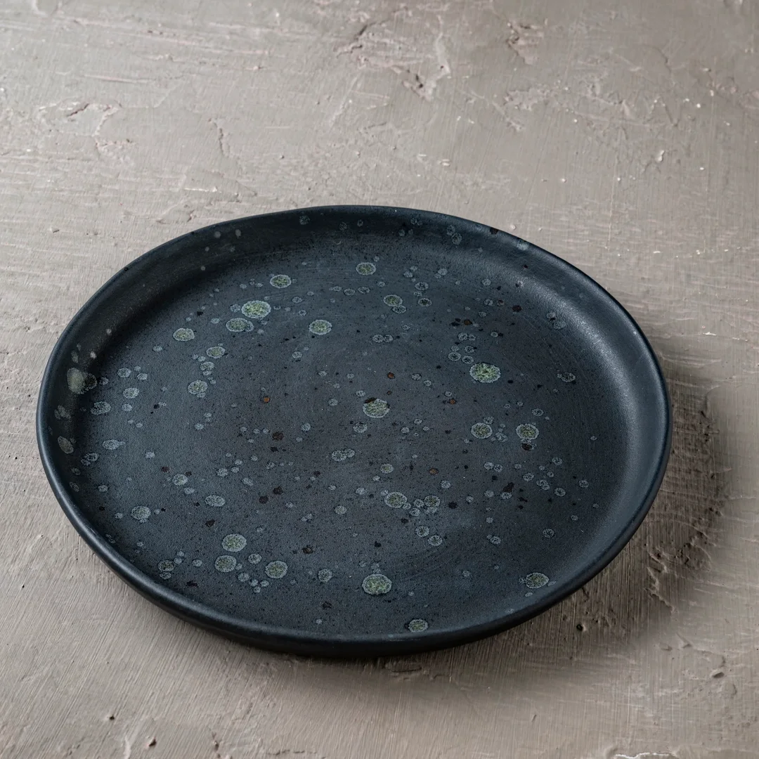 Bailey side plate – Nightfall, view 1