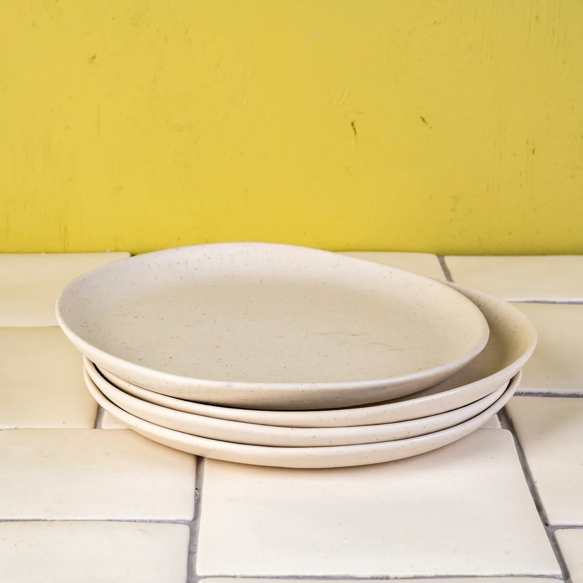 Bailey side plate set of 4 – Toasted Cream, view 1