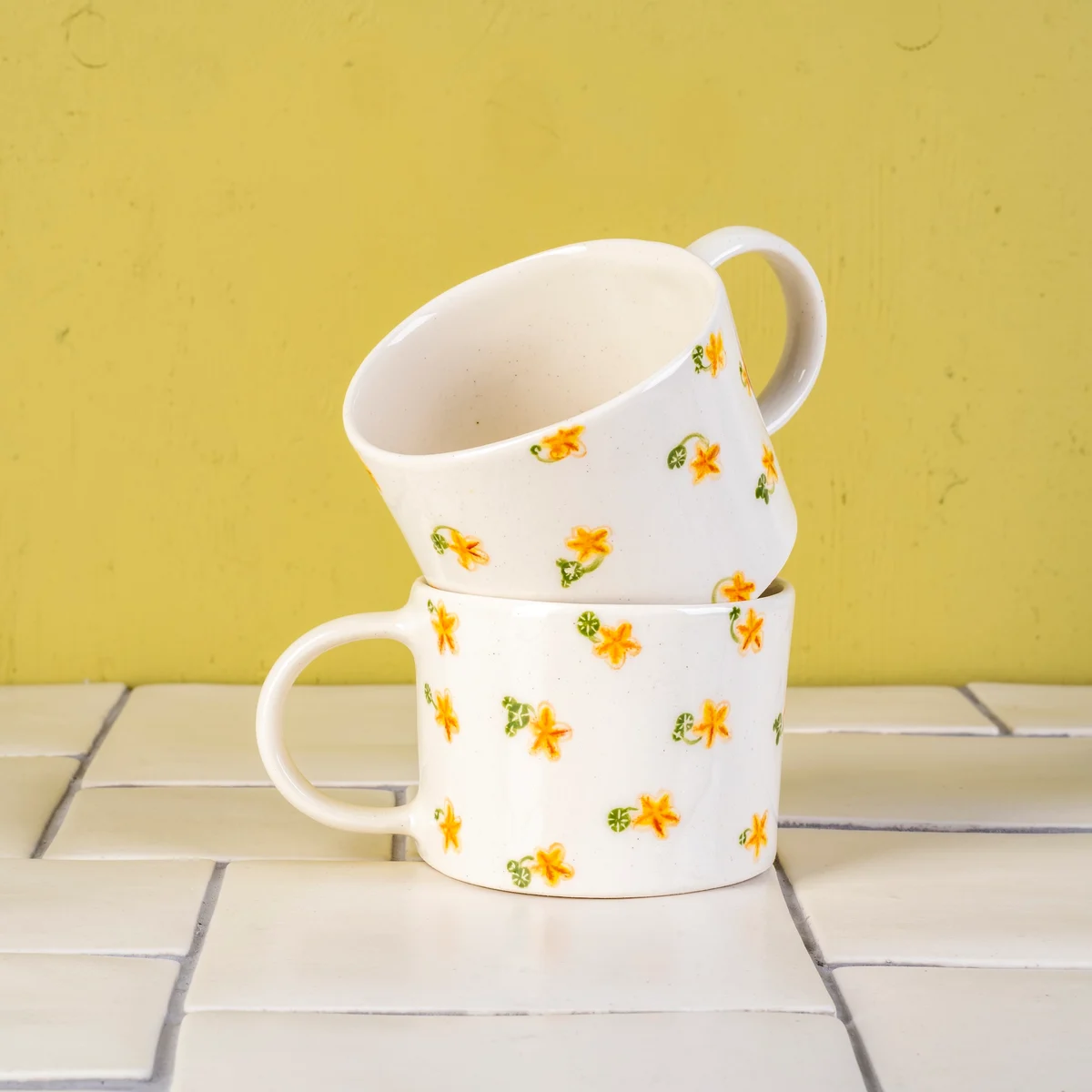 Dolly mug – Tiny Nasturtium, view 1