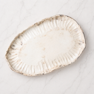 Waldo Dirty Salt Ripple Edge Platter
