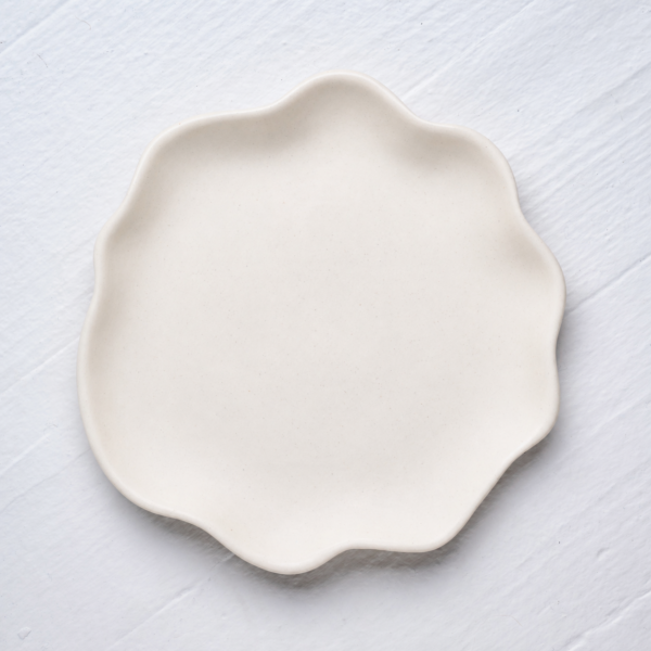 Flutter side plate off white - Image 4