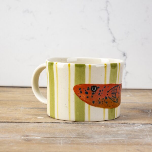 Dolly Olive Sardine Stripe Mug