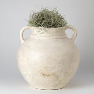 Atticus Moroccan White Vase