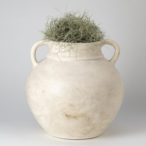 Atticus Moroccan White Vase