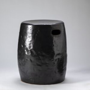 Barrel stool pewter