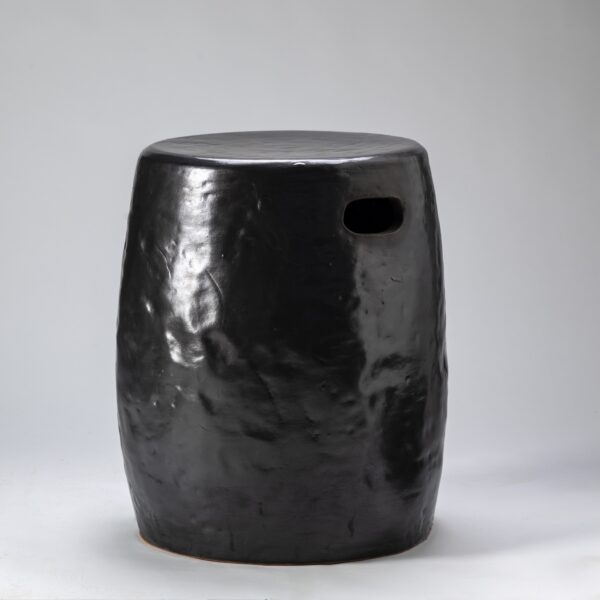 Barrel stool pewter
