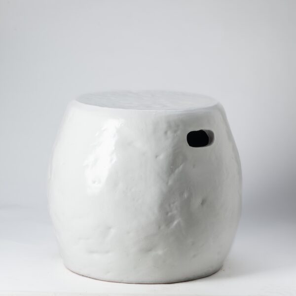 Sadie stool matt white