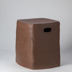 Waldo stool brick red