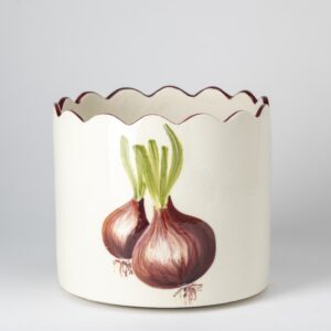 15cm Red Onion Scallop Planter