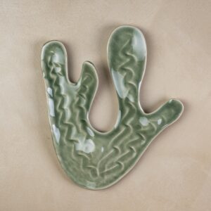 Large Burnt Sage Coral Decor