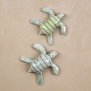 Sea Tortoise Mabel Pair - Teal
