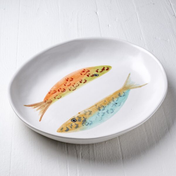 Large Multi Sardines Oval Bowl - Image 2