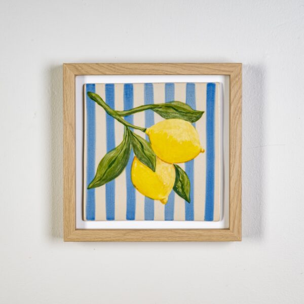 Framed lemon stripes