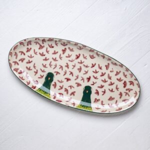 Tiny Accountant Pigeon Platter