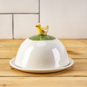 Round butter dish lg