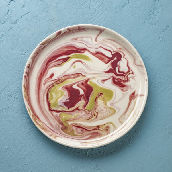 Bailey dinner plate 28cm muscadel and green marble - Image 2
