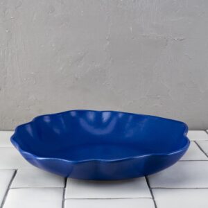 Flutter salad bowl lg matt cobalt