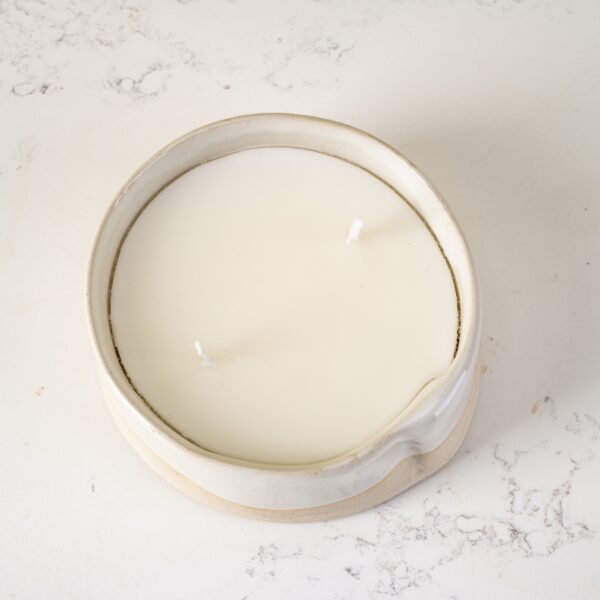 Nest candle floral white dip - Image 2