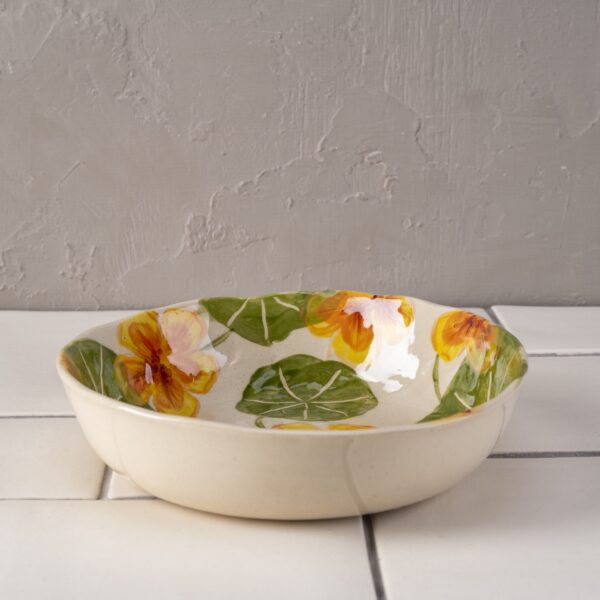 Wren bowl tumbled nasturtium yellow